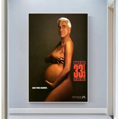 V0545 Naked Gun 33 1 3_ The Final Insult Vintage Classic Movie Wall Silk Cloth HD Poster Art Home Decoration Gift