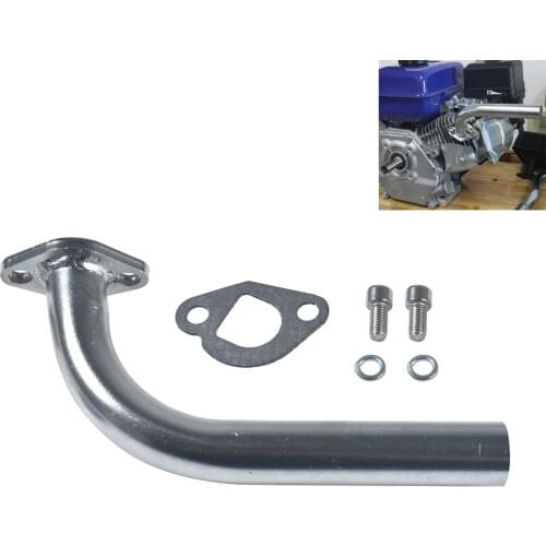 Karting 212cc Exhaust Pipe Fit For Predator 212cc Honda GX160 GX200 Go Kart ATV Mini Bikes