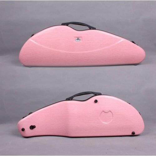 Yinfente Pink 4/4 Violin Hard Case Carbon Composite light&strong Two Code lock