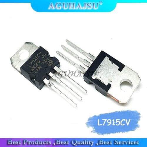 10PCS L7915CV L7915 TO-220 TO220 7915 LM7915 MC7915 New original