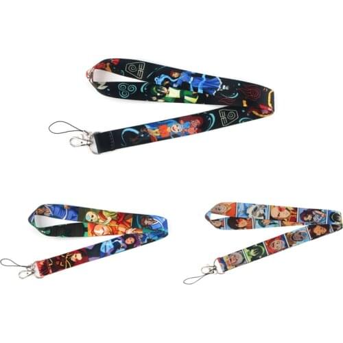 10pcs/lot J1580 Cute Cartoon Character Neck Straps Lanyards For Keys ID Card Pass Gym Mobile Phone USB DIY Badge Holder