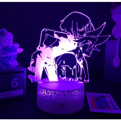 3D Anime Lamp Promare Night Light Galo Thymos Figure Light for Kids Child Bedroom Decor Birthday Gift Manga Aina Ardebit Lamp