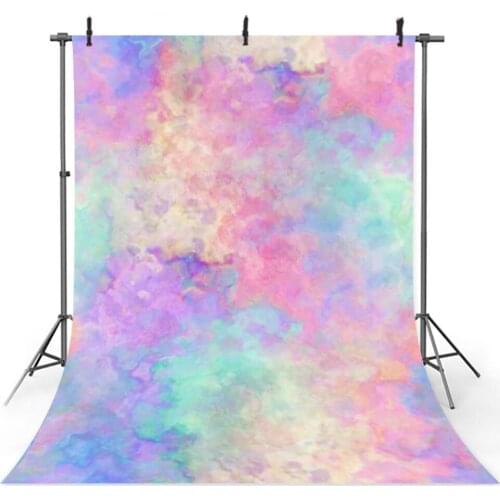 Abstract Watercolor Photography Backdrop for Photo Studio Photocall Rainbow Graffiti Background Cloud Newborn Baby Backdrops