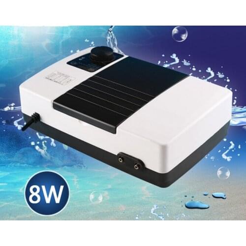 SUNSUN 8W AC/DC Dual Use Aquarium Air Pump Rechargeable Oxygen Pump Electric Oxygenator for Aquarium Fish Tank