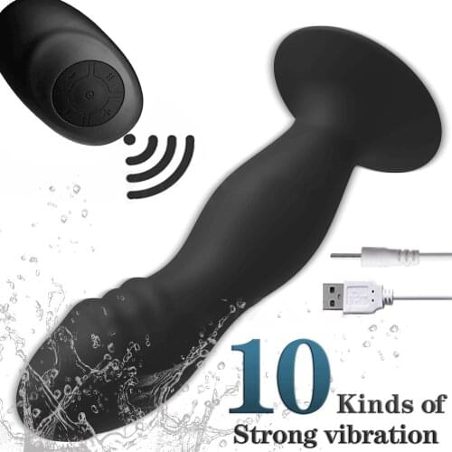 Abdo Wireless Remote Control 10 Speeds G-spot Vibration Prostate Massager Anal Vibrator Sex Toys For Women Vibrating Butt Plug