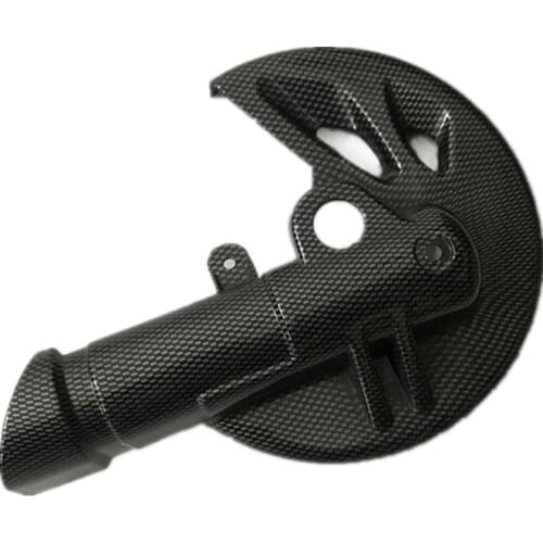Motorcycle Shock absorber cover imitation carbon fiber front shock Absorption Cover For YAMAHA BWS100 4VP