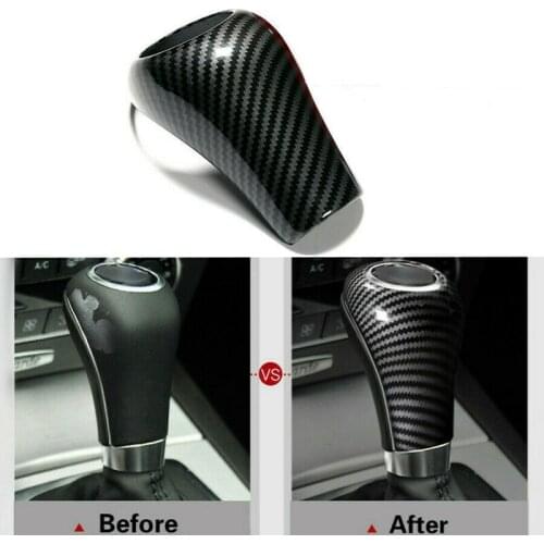 Carbon Fiber Gear Shift Knob Cover for Mercedes-Benz W204 W212 a C E G GLS Class