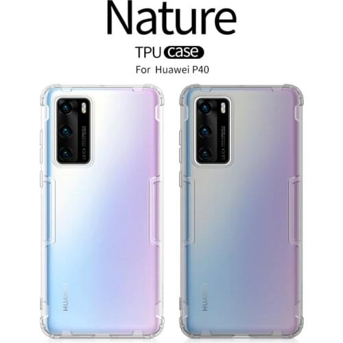 For Huawei P40 Case NILLKIN Nature Ultra Thin Slim TPU Case For Huawei P40 High Quality Fitted Cases Soft Cover