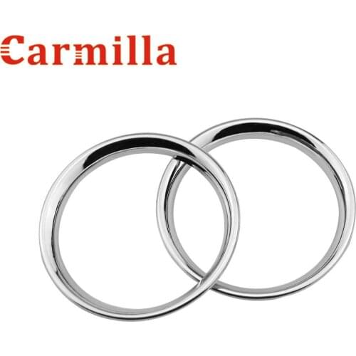Carmilla Car Styling Chrome Air Vent Decoration Trim Sticker For Nissan Sunny 2011 2012 2013 2014 2015 2016 Car Accessories