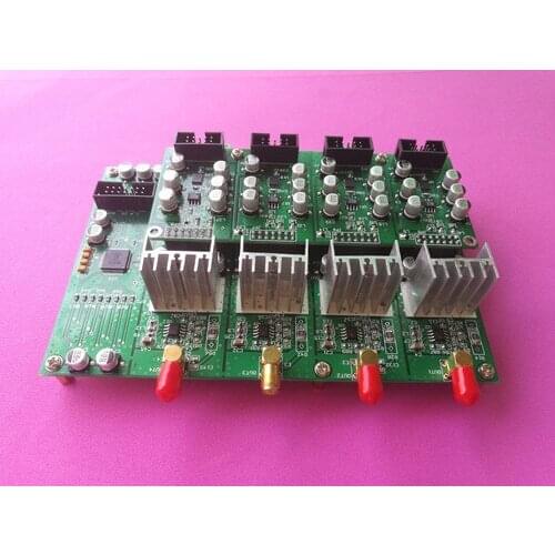 For 4 channel 16 bit DAC module with output voltage current detection AD5760 AD7606 industrial grade