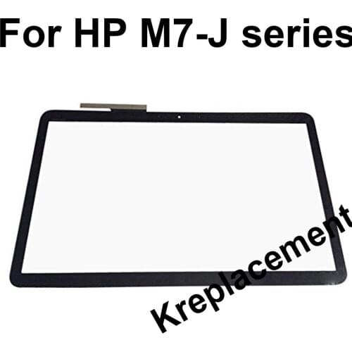 For HP ENVY TouchSmart M7-J020DX M7-J120DX Front Touch Screen Digitizer Glass Lens Replacement 17.3"