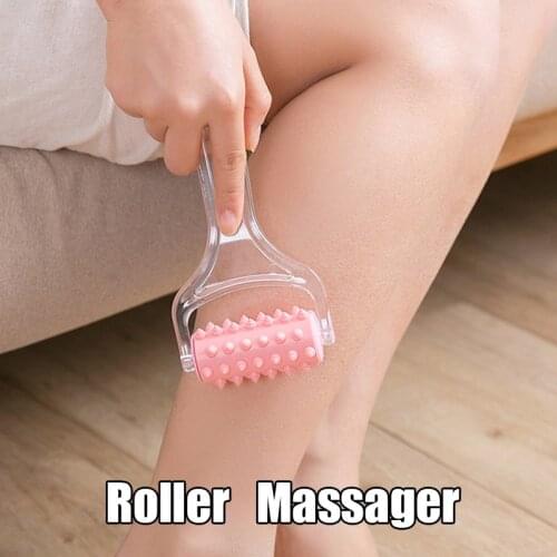 Home Fast Anti Fatigue Fat Roller Massager Acupuncture Point Massage Relax for Arm Leg Neck Fatigue Relief Slimming Fitness Tool