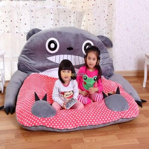 Fancytrader 220cm X 180cm Super Lovely Soft Huge Red Totoro Double Bed Carpet Tatami Mattress Sofa FT50327