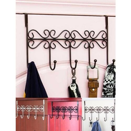 Door Hooks Home Kitchen Utensils Towel Hanger Storage tools Door Wall Hooks Door Hanging Rack Holder Wall Keychains