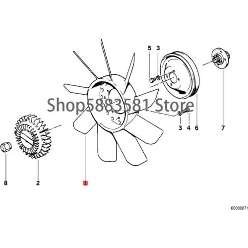 CAR fan blade bm wE12 520 M20 525 528 528i 530i 535i 320 M20 323i 728 728i 728iS 730 engine cooler fan blade radiator motor brac
