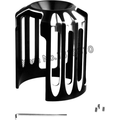 Motorcycle Cut Oil Filter Cover For Harley Touring Softail Dyna CVO Fatboy Machine Oil Grid