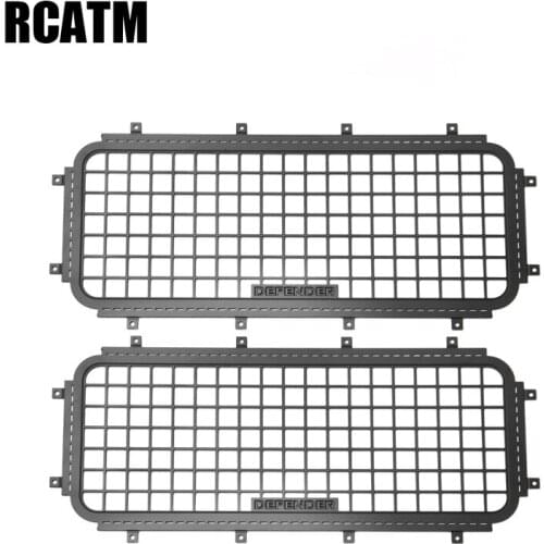 Metal Stereo Window Net Side Window Net for 1/10 RC Crawler Car Traxas TRX4