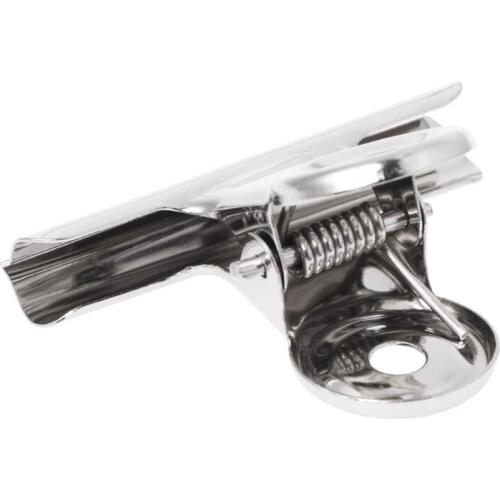 Metal Bulldog Clip Food Sealer Bag Clamp Office Paper Document Ticket Binder