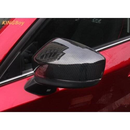 ABS Rearview mirror cover Trim/Rearview mirror Decoration for 2017-2019 Mazda cx-5 cx5 second generation Car styling
