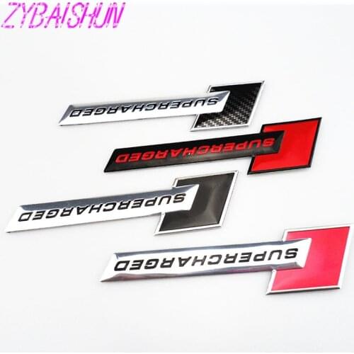 New 3D Metal Motorsport Supercharged Styling Car Emblems Stickers for SEAT Ibiza Leon Toledo Arosa Alhambra Exeo FR Supercopa