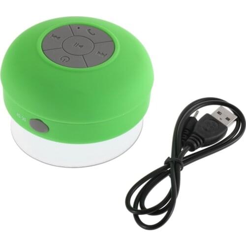 Portable Waterproof Bluetooth Speaker Wireless Car Handsfree Receive Call Music Suction Mic Mini Loudspeaker Box Hot