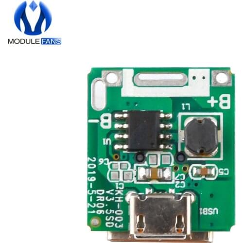 5PCS MICRO USB Step Up Power Supply Module Lithium Battery Charging Protection Board Boost Converter LED Display DIY Charger 5V