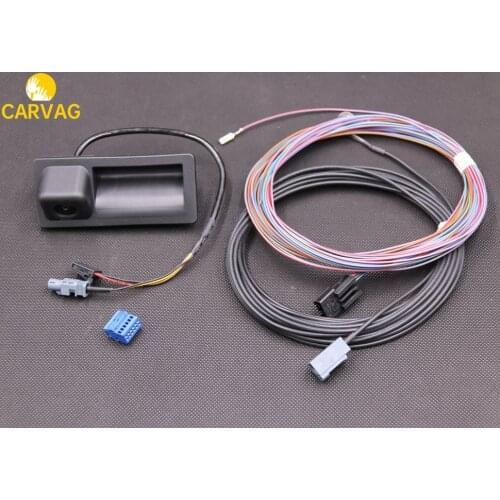 RCD330 RCD330 Plus 187A 187B MIB 2 Radio Trunk Handle REAR VIEW CAMERA Low Camera KIT FOR VW JETTA MK6 TIGUAN
