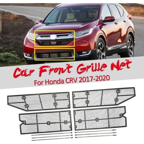 Stainless Car Insect Screening Mesh Front Grille Net For Honda CRV 2017-2019 Insert Net Protection Covers For CRV Accessories