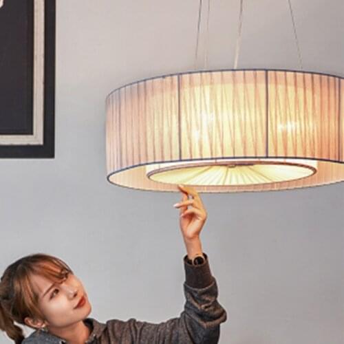 Nordic Modern Pendant Lights Bedroom Living Room Minimalist Iron Art Home Decor Hanglamp Indoor Origami Paper E27 Pendant Lamps