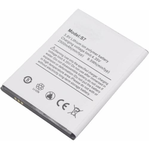 1x 2500mAh Repalcement S7 Battery For Ulefone S7 5.0 inch Phone batteries