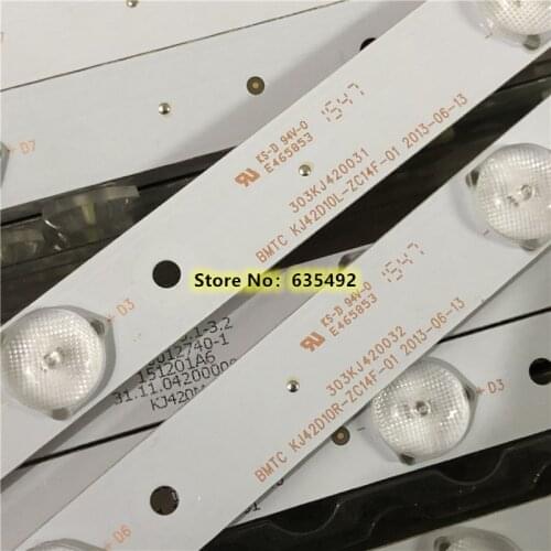 1set=8pieces LED Backlight strip for KJ42D10L-ZC14F-01 KJ42D10R-ZC14F-01 303KJ420031 303KJ420032