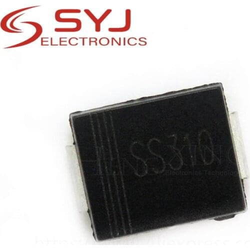 10pcs/lot 30BQ100 30BQ100PBF V3J SR3100 SS310 SMC 30BQ100TRPBF 100V 3A SMC DO-214AB In Stock