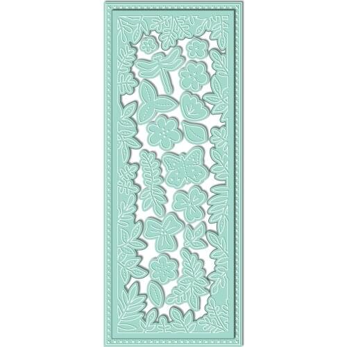 2021 AliliArts Metal Cutting Dies Floral Slim Line diy Scrapbooking Photo Album Decorative Embossing PaperCard Crafts Die