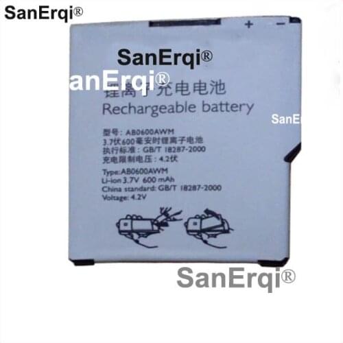 10pcs mobile phone battery AB0600AWM for Philips 298 929 Battery with excellent quality