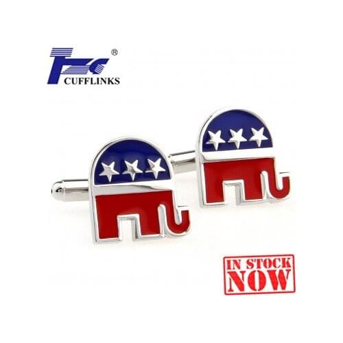America Party Cufflink Cuff Link 2 Pairs Free Shipping Promotion