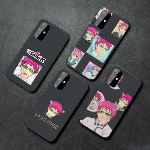 The Disastrous Life of Saiki K Saiki Kusuo Phone Case For Samsung A21S A32 A51 A52 A71 A50 A12 S10 S20 S21 Plus Fe Ultra