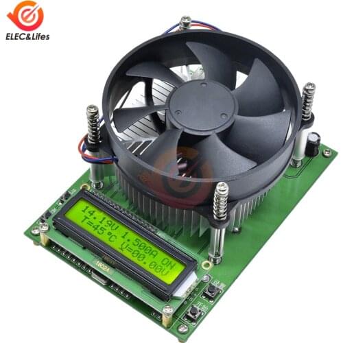 150W Constant Current Electronic Load 60V 10A LCD Digital Battery Tester Discharge Capacity Tester meter 12V 24V 48V