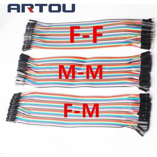 Dupont Line 120pcs 20cm 2.54MM Male to Male and Male to Female and Female to Female Jumper Wire Dupont Cable