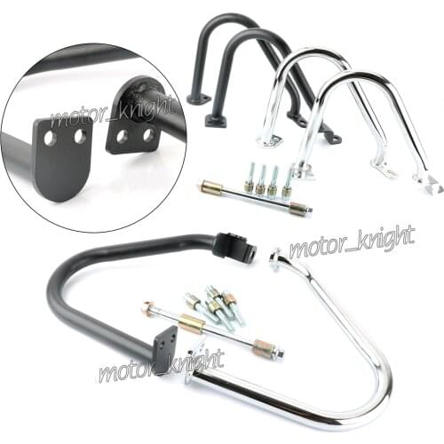 Motorcycle Chrome Highway Engine Guard Crash Bar Protector Bumper For Triumph Bonneville T100 T900 2009 10 11 12 13 14 15 16 17