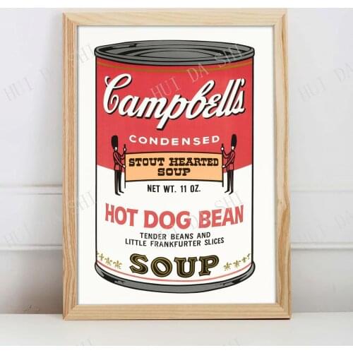 Hot Dog Bean Soup - Andy Warhol Art Print, Pop Art, Pop Art Print, Andy Warhol Poster, Contemporary Art