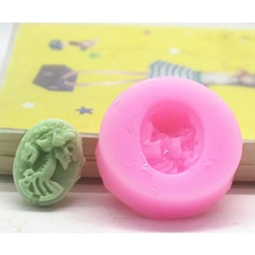 Mini person cranial head soap diy manual chocolate mode turn sugar jelly pudding