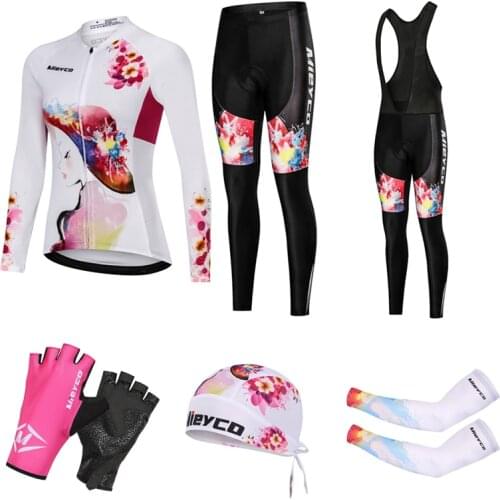 Autumn Mountain Bike Clothing Suits Cycling Jersey Set 2021 Team MTB Bicicleta Summer Clothes For Women Triathlon Bicycle Kit