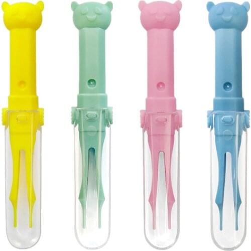 1pc Beer Head Shape Baby Booger Tweezer for Toddler Infant Nostril Cleaning Clip Children Baby Nose Care Forceps Clean Tweezers