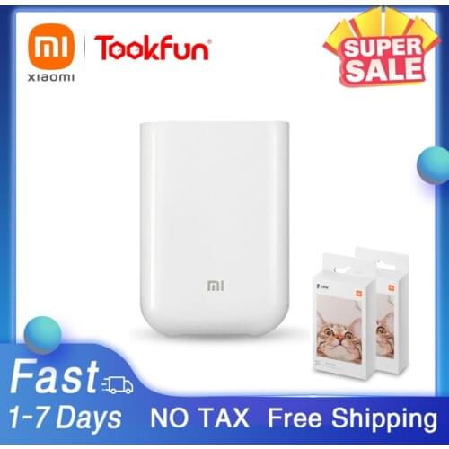 Global Version MI Mini Portable Photo Printer Multifuncion AR Video ZINK Lnkless Technology Bluetoo 5.0 Thermal Label Printer