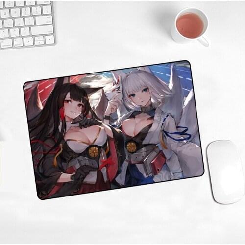 Anime Girl Durable Small Mousepad Cute Anime Version Pad Computer Game Player DoTA2 High Quality Gaming Mouse Pad