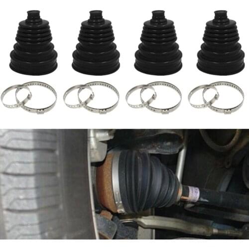 Silicone Constant Speed CV Boot Joint Dust Kit Cover Universal Ball Round Clamp Auto Replacement Parts 140*86mm CV Boot