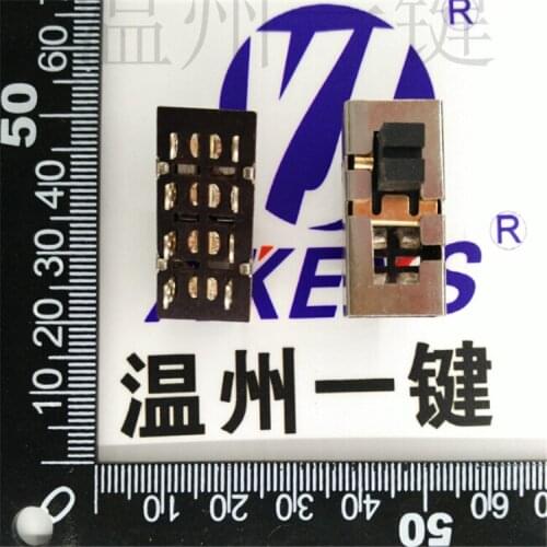 SK-10K-209 Eight-leg double-row toggle switch Hair dryer switch Hot and cold air three gear accessories