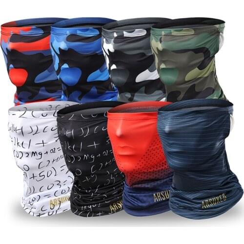 New Summer Anti-UV Cycling Mask for Men Women Outdoor Sports Running Mask Breathable Quick-dry Turban Scarf Elasticity Headband