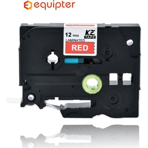 Tze435 White on red 12mm Compatible for Brother p-touch label printer Refill Label Tape Tze-435 tz-435 tze tz 435 tz435 ribbon