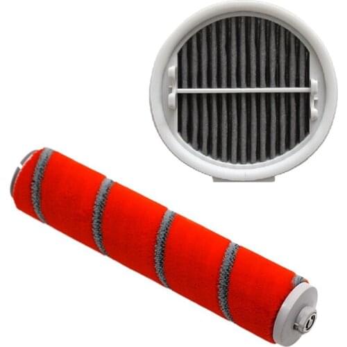 Hot TOD-for Xiaomi Roidmi F8 Handheld Vacuum Cleaner Spare Parts Kits HEPA Filter Roller Brush Carbon Fiber